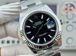 WKD Factory Rolex Datejust 3235 Movement 41mm Index Black Oyster Watch